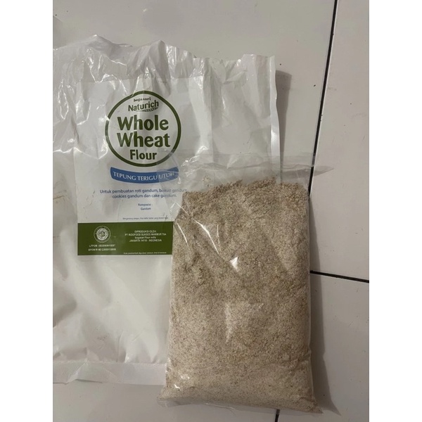 

TEPUNG BOGASARI NATURICH WHOLE WHEAT FLOUR 1KG-1/2KG