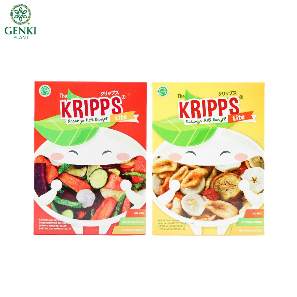 

The Kripps Keripik Sayur / Buah Lite - 60 g