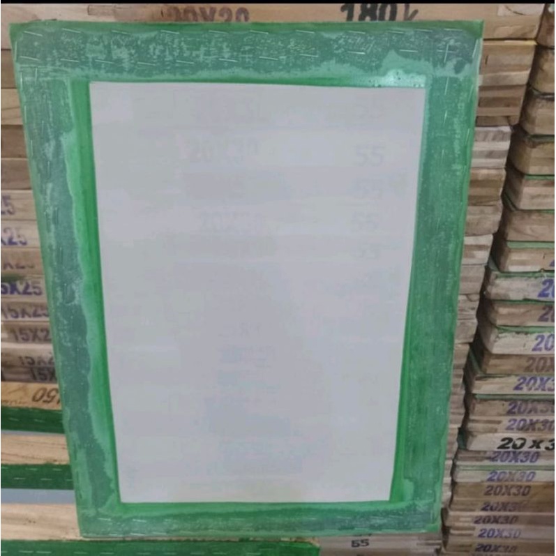 SCREEN SABLON Bidangan 20X30 T.120,T.150,T165,T180 ( PUTIH)