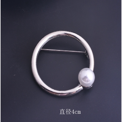 OSM - F490 Mutiara Bros Korea Berlian / Bros Pin Pearl / Brooch Mutiara Wanita / Aksesoris Fashion-F490 B8