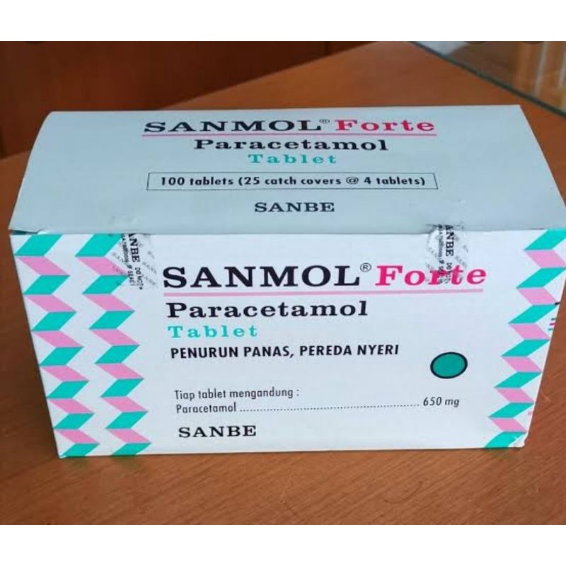 sanmol forte box 100 tablet