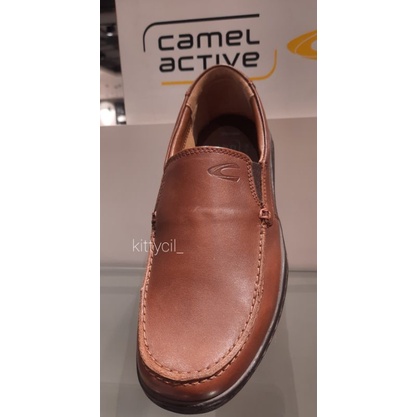 SEPATU CAMEL ACTIVE ORIGINAL SLIP ON KULIT ASLI.