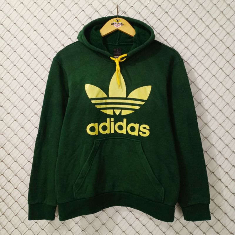 Hoodie Adidas Trifoil Big Logo Double Side / Adidas Trifoil Logo Depan Belakang