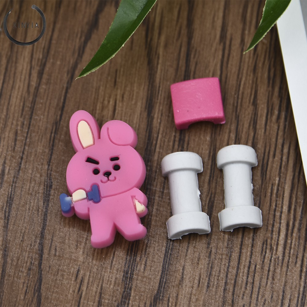 KPOP Bangtan Boys BT21 Cute Phone Charge Cable Conector Protector TATA COOKY VAN