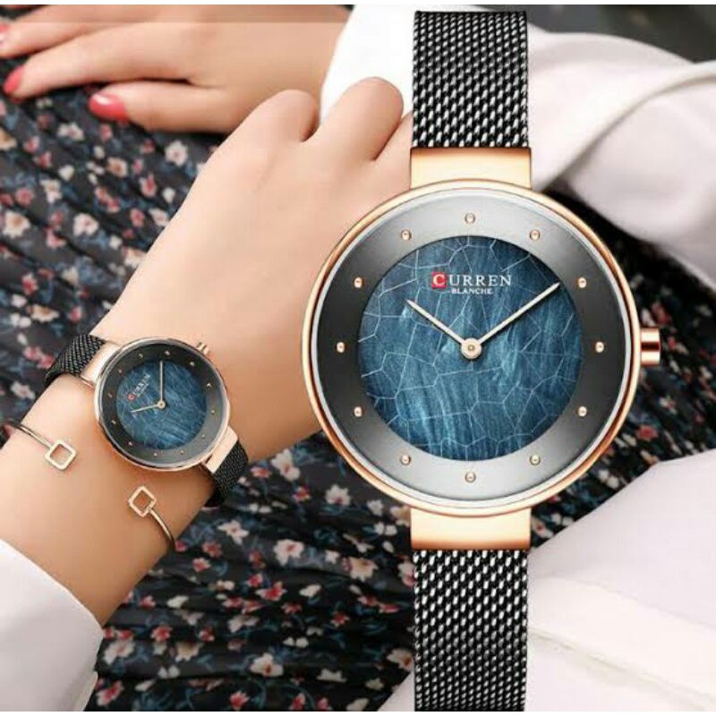 JAM TANGAN CURREN WATCH 9032 JAM TANGAN WANITA CEWEK ORIGINAL TAHAN AIR