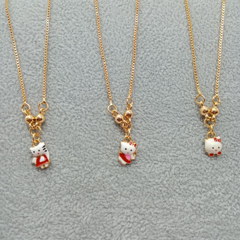 kalung anak xuping perhiasan imitasi lapis emas