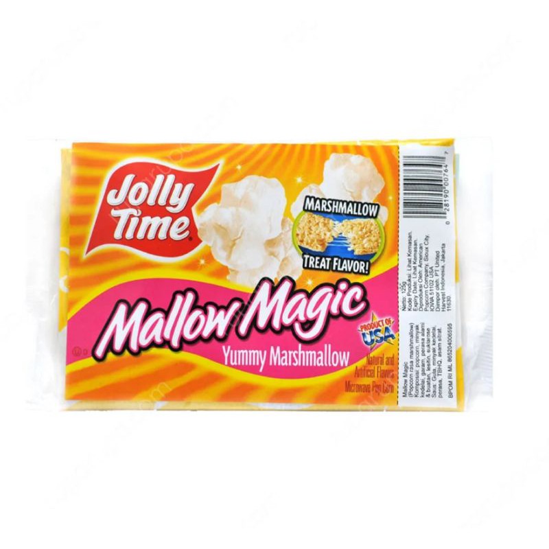 

Jolly Time Popcorn Mallow Magic 125 Gr