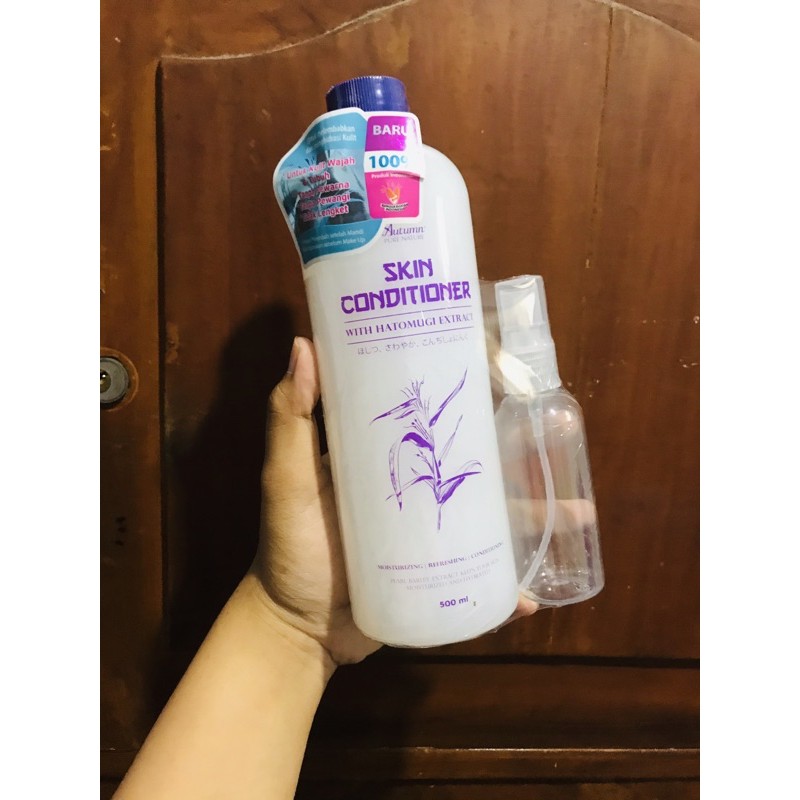 Hatomugi Skin Conditioner 500ml (Free Spray) ✔BPOM ✔Ori ✔Exp: 11/2023