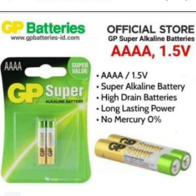 Batu baterai / baterai AAAA 1,5V / baterai GP super Alkaline