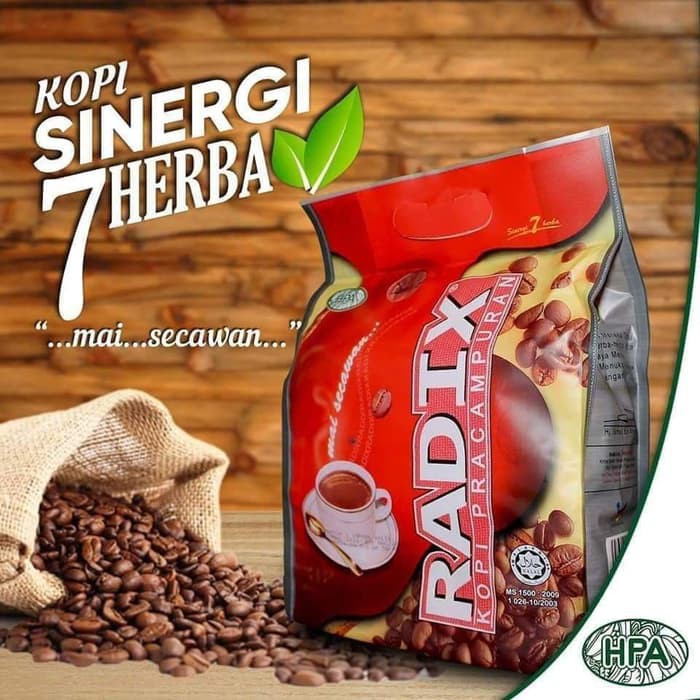 

Kopi RADIX HPA Original - Kopi Pracampuran Radix Jumbo isi 32 Sachet