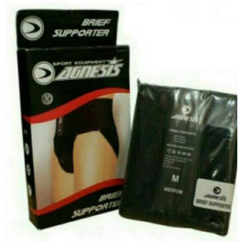 AGNESIS BRIEF SUPPORTER CELANA SPORT KORSET COWOK ANTI TURUN BERO - 100% ORIGINAL