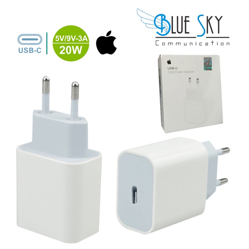 KEPALA CHARGER IPH IOS USB C 3A 20W USB C