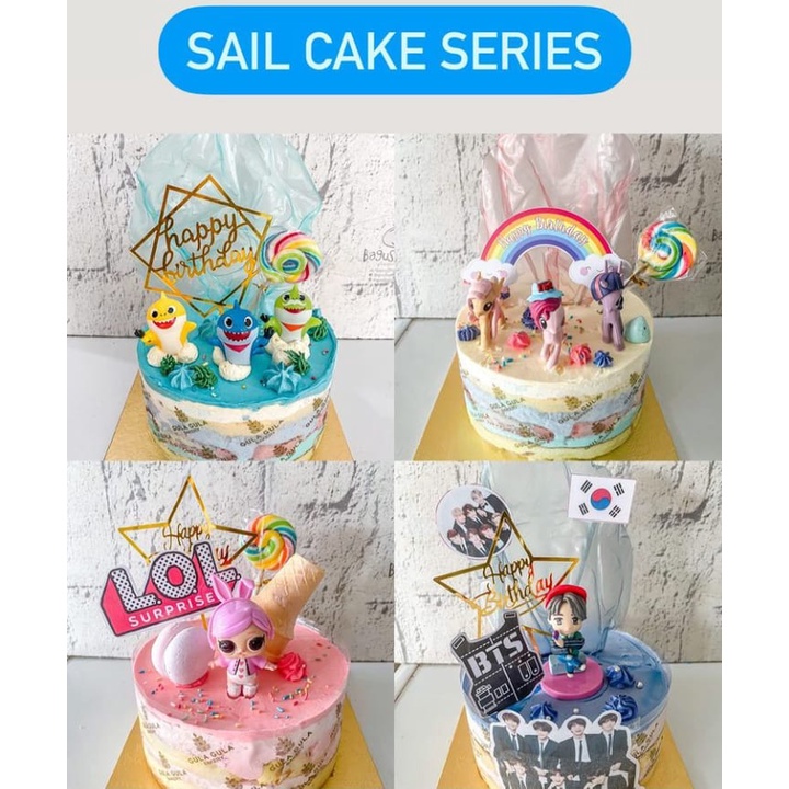 

Sail cake series uk 16 cm enaak