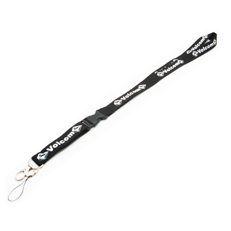 Volcom Leher Lanyard Ponsel Sling untuk Kartu Pelajar Tali ID Card Straps Gantungan Kunci Anti-Drop Lanyard Aksesoris
