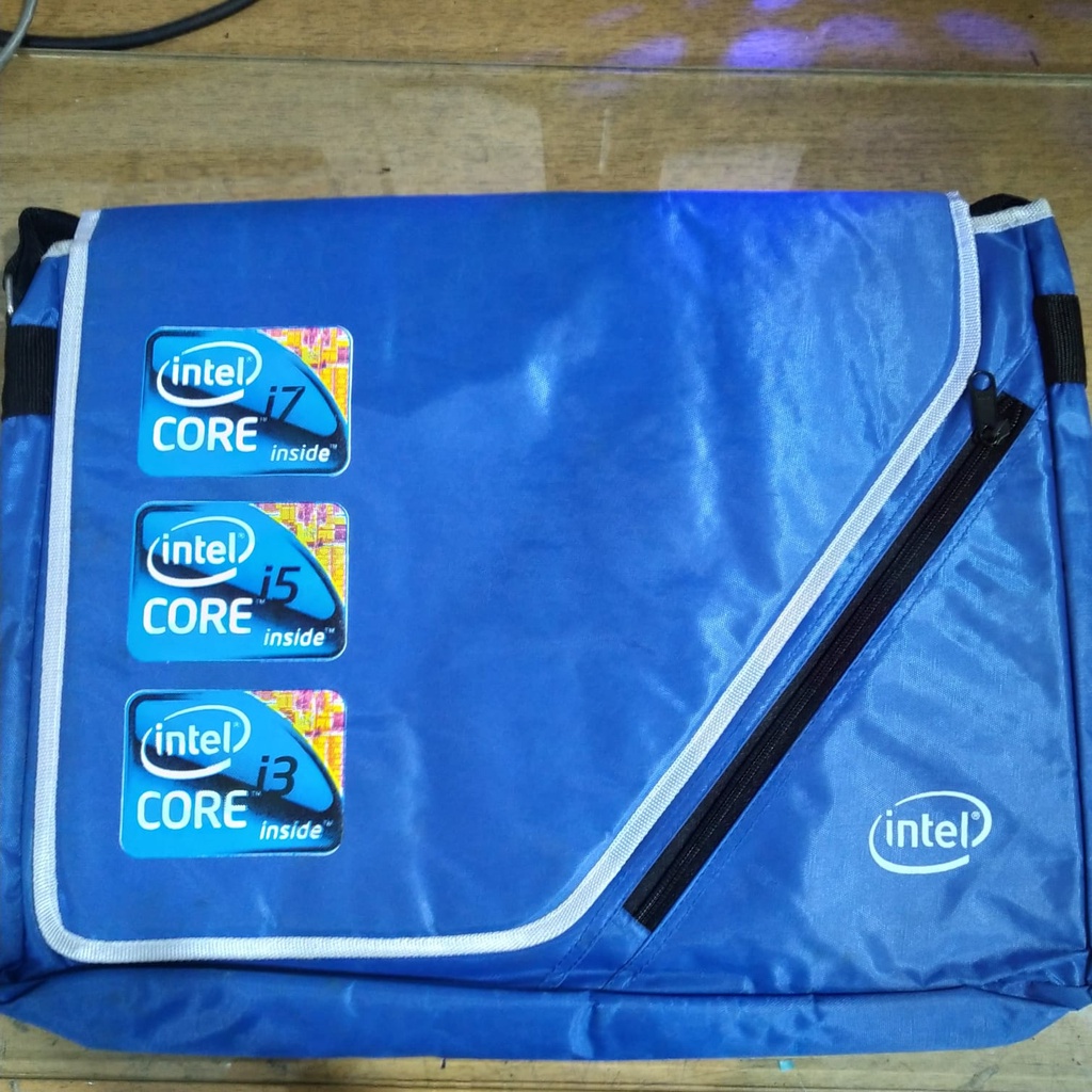 Tas Laptop selempang intel Muat laptop 15.6 inch