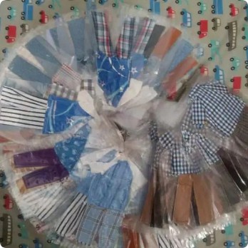 Grosir baju pakaian cowo boneka barbie ken cowok isi 10 murah