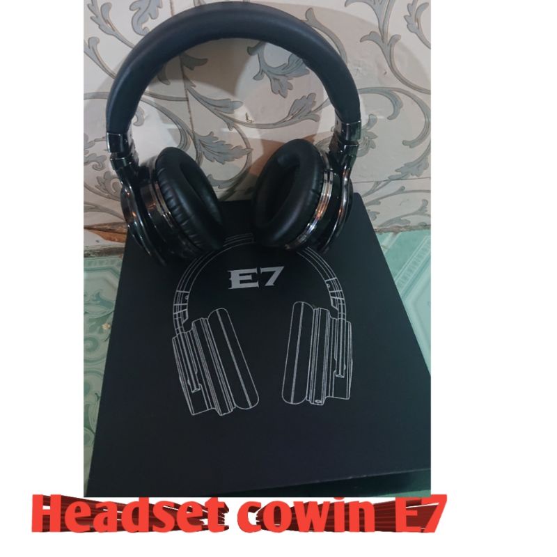 Headset Premium COWIN E7 second ori bluetooth headphone BASS nendang  UNLIMITED