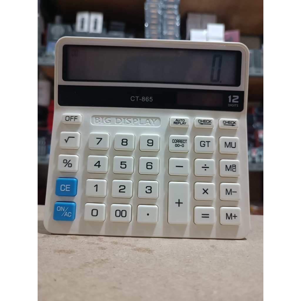 Kalkulator CITIZEN CT 865 calculator CT-865 kasir alat hitung menghitung