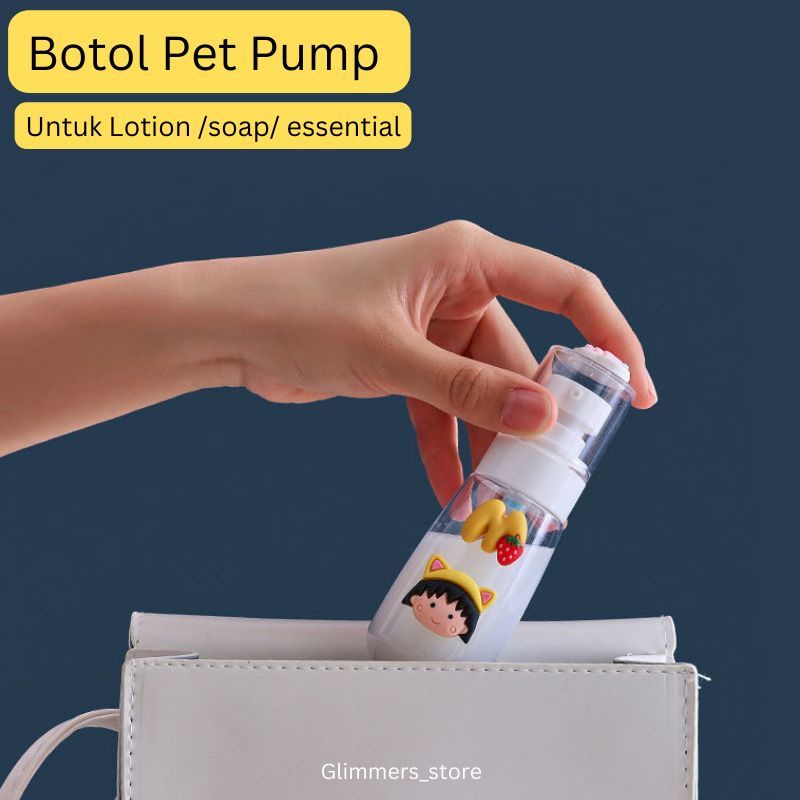 Botol Pet Refill sabun/lotion size 60ml dan 100ml