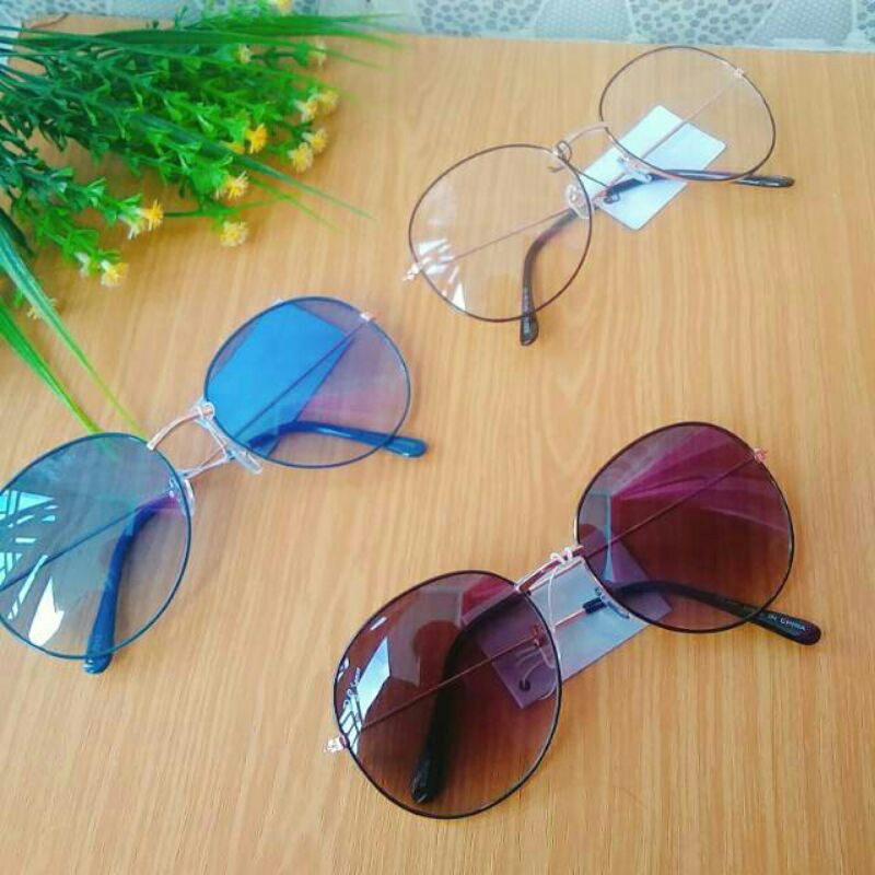 Kacamata Wanita bulat Oval Warna Terbaru dz212