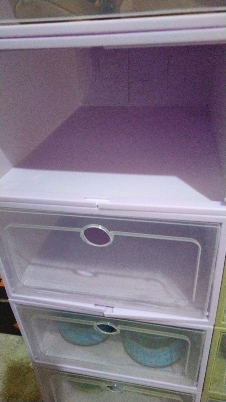 [300 Gram] Kotak Sepatu Tebal Lipat / Box Sepatu Lipat / Kotak Sepatu Transparan Cod