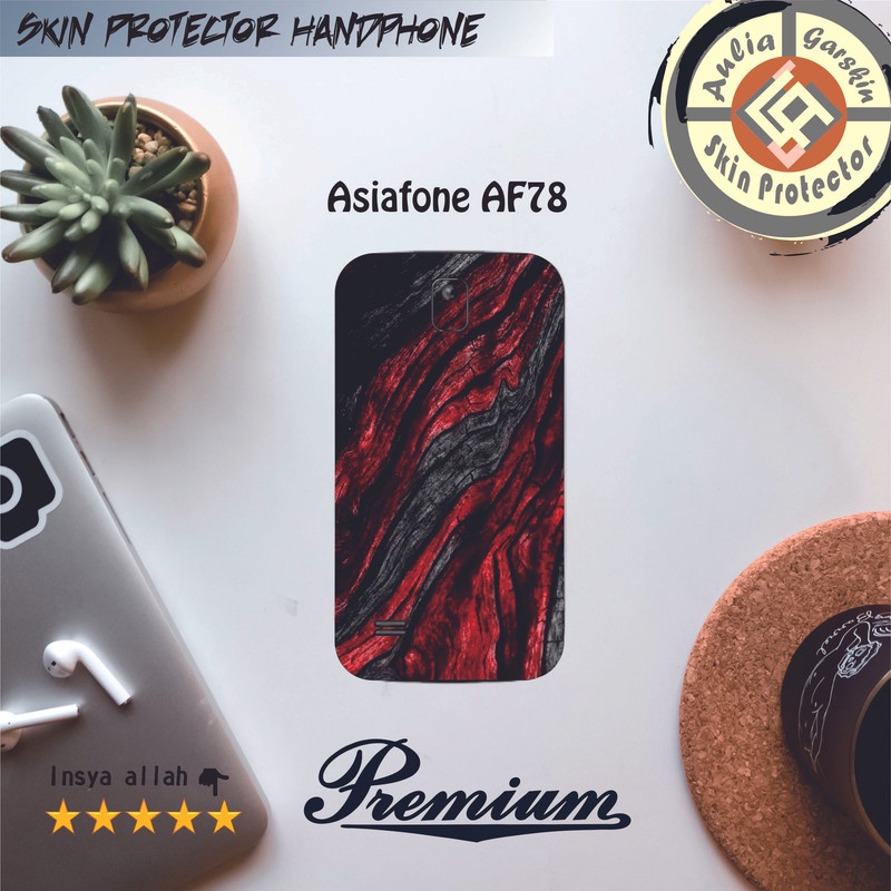 Dapat 2pcs Garskin HP Asiafone AF78 Motif gg - Free Custom Motif Via Chat