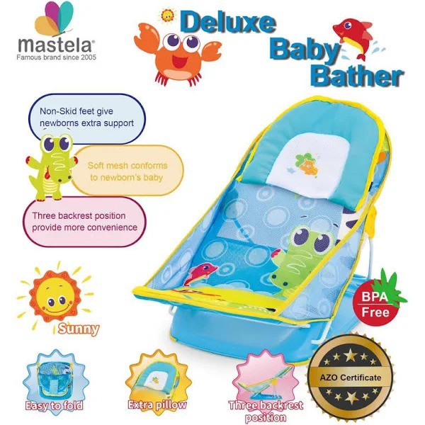 mastela deluxe baby bather