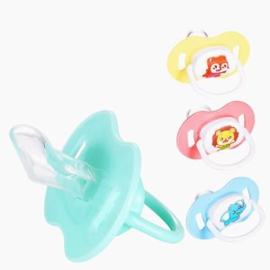 ZCK Empeng Bayi  Biasa  / Empeng Dot Bayi lucu  / Dot Bayi Biasa  / Empeng Buah Bayi-GEPENG KUNING