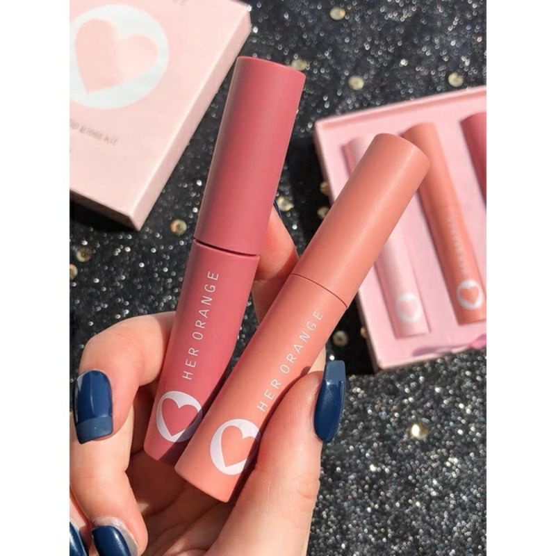Vitality Girl Lip Mud Velvet Matte Lipstik HERORANGE
