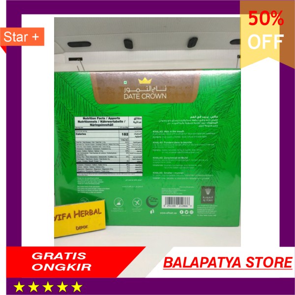 

STOK SISA 9 SAJA ! BURUAN !!! Kurma date crow khalas asli