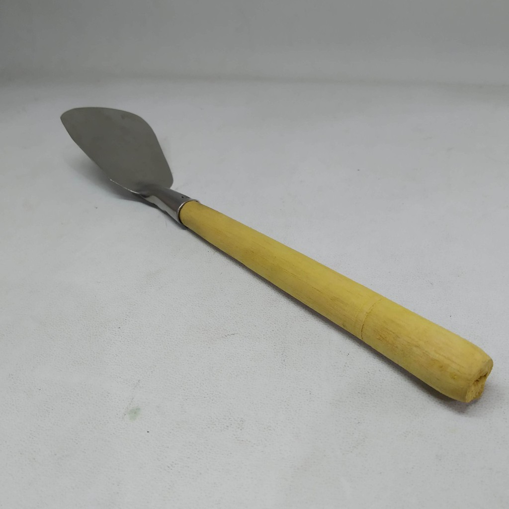 spatula sutil mini kecil gagang kayu dramashop