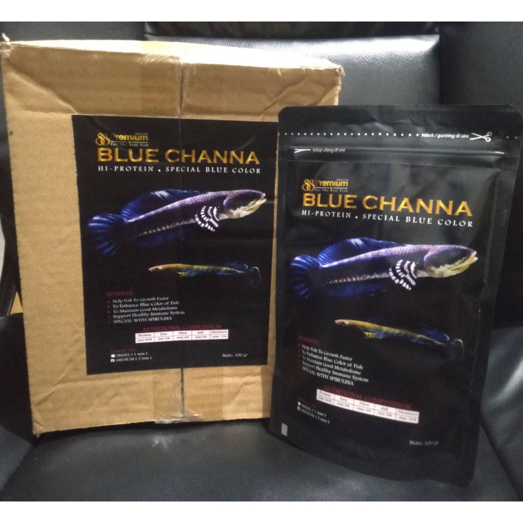 PREMIUM 88 BLUE CHANNA MEDIUM (2MM) 100 GR