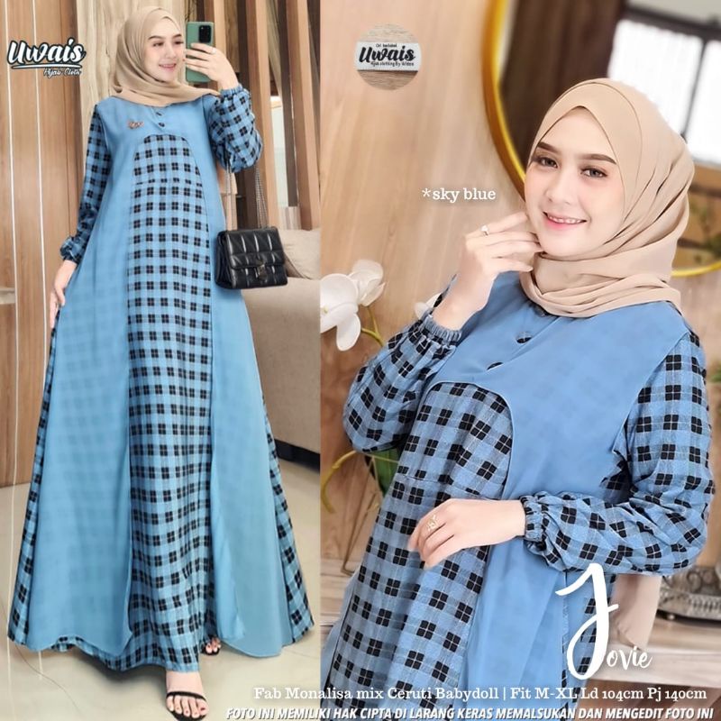 DRESS WANITA MUSLIM // JOVIE BY UWAIS [READY STOCK]