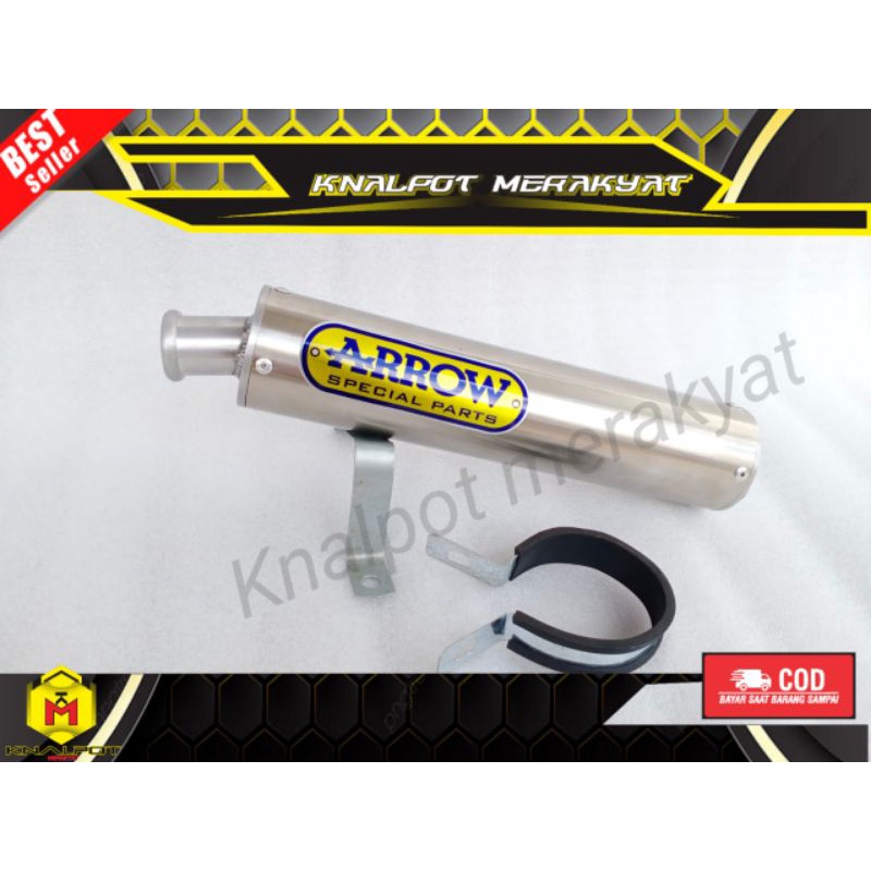 slincer knalpot arrow stainles ninja rr r krr rx king victor150 2tak