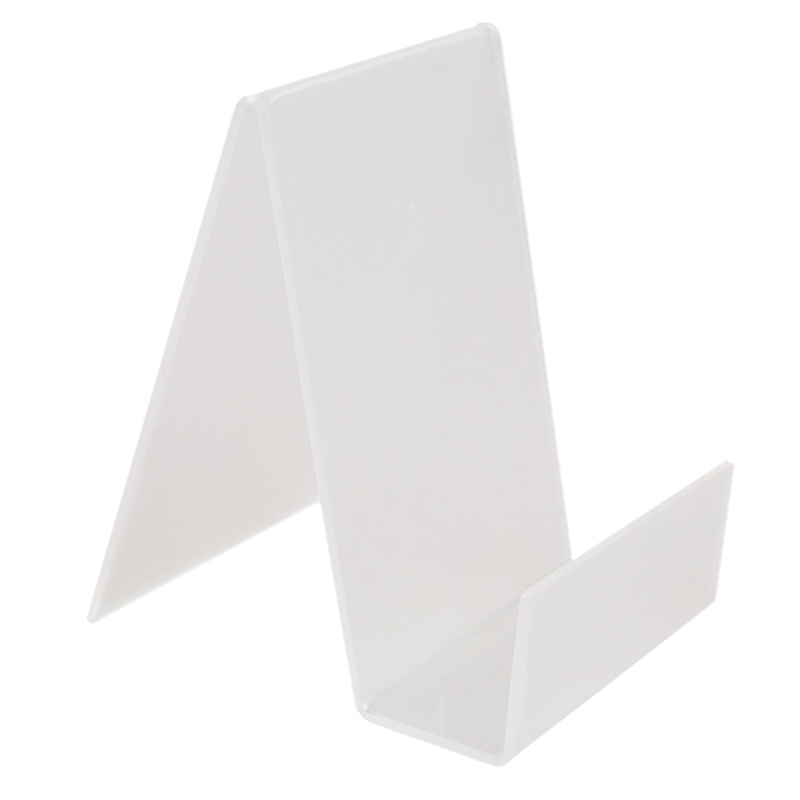 Stand Bracket Display Buku Bahan Akrilik Transparan