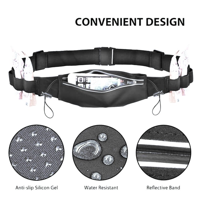 Marathon Olahraga Lari Running Belt Flip belt Tas lari Avantree AM010