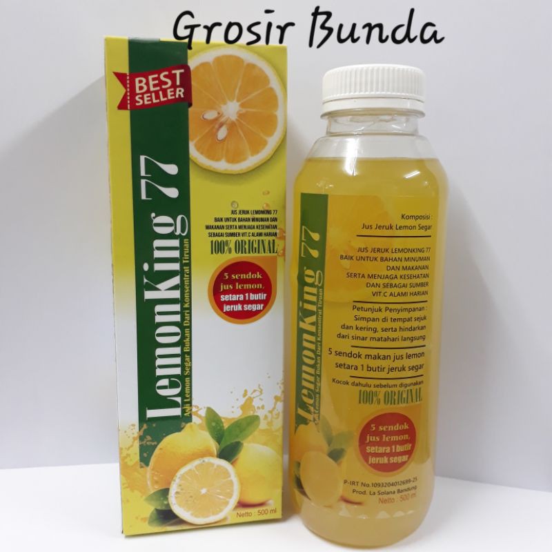 

LemonKing 77| Jus Jeruk Lemon Segar Asli 500 ml