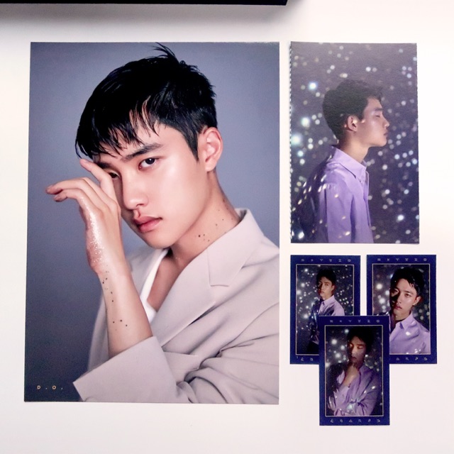 EXO - Season Greeting 2019 A4 Photo + 3 photocard + accordion photo