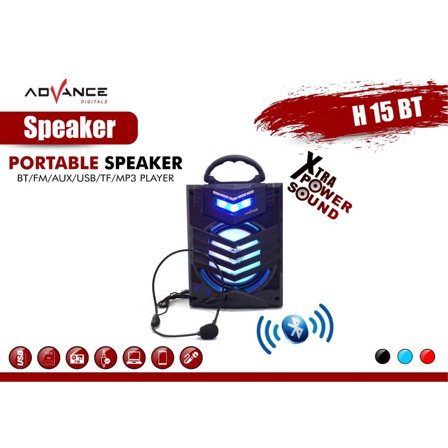 Advance Speaker Portable Bluetooth H15BT