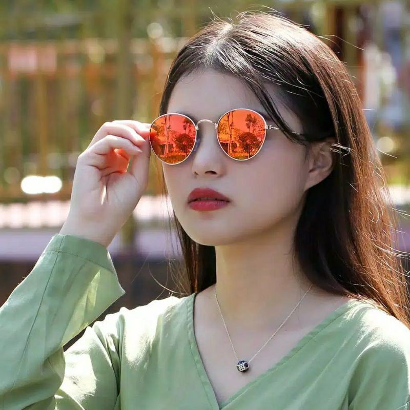 Kacamata Hitam/Kaca Mata Pria Wanita Kacamata Bentuk Oval Matahari/Frame Dan Lensa Kacamata Matahari Unisex Kaca Mata Anti Radiasi UV Sinar Matahari Polarised Fashion KCH13