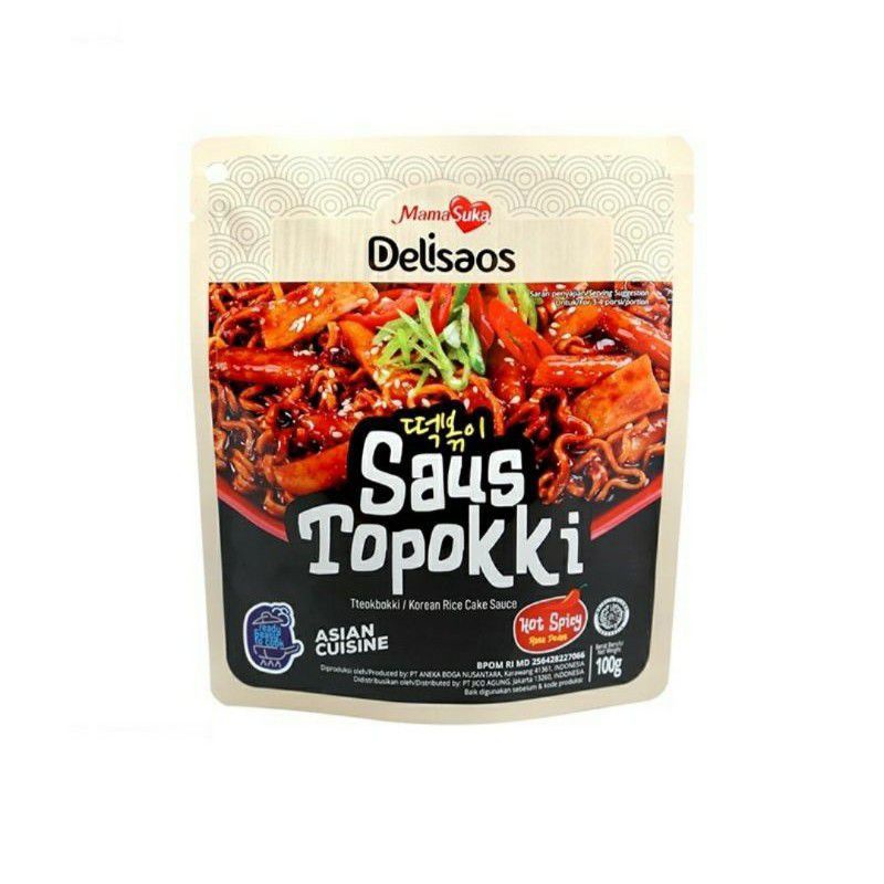 

Mamasuka delisaos topoki hot spicy 100gr