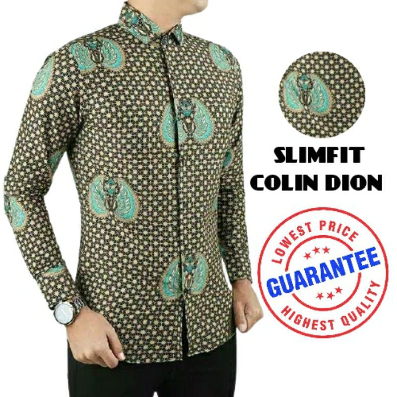 KEMEJA BATIK SLIMFIT COLIN DION CDL DISTRO PREMIUM
