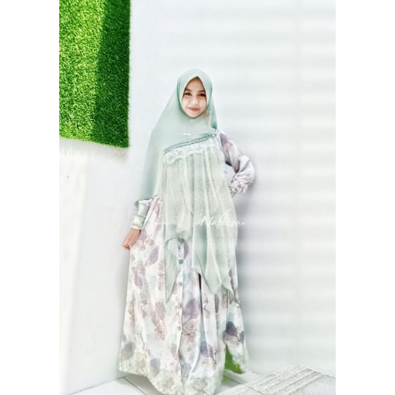 Gamis syari pesta gamis elegan mewah jahit gamis muslim custom baju pesta