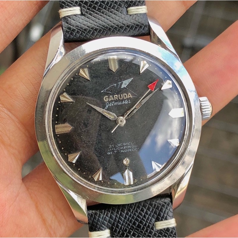 Jam Tangan Vintage Garuda Jetmaster 21J
