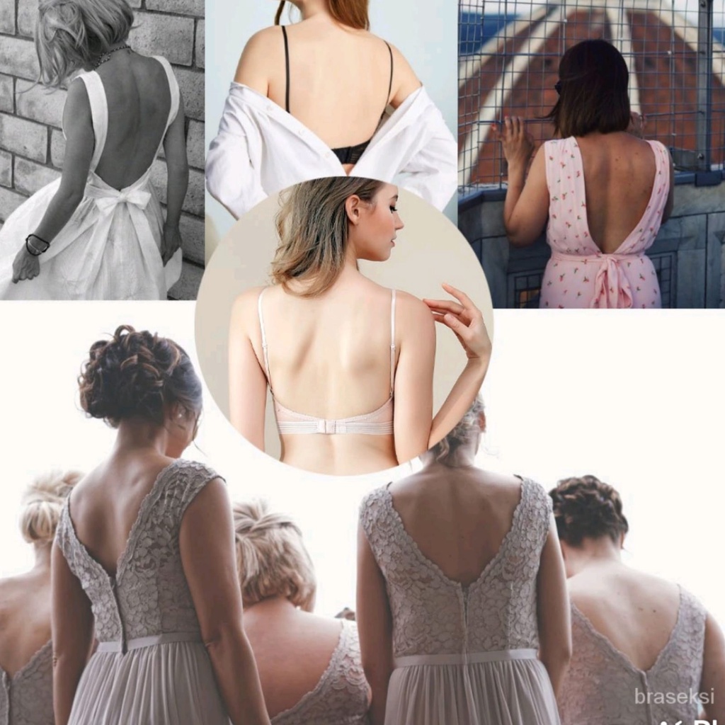 Bra Backless Sexy Lace Lingerie BH Underwear