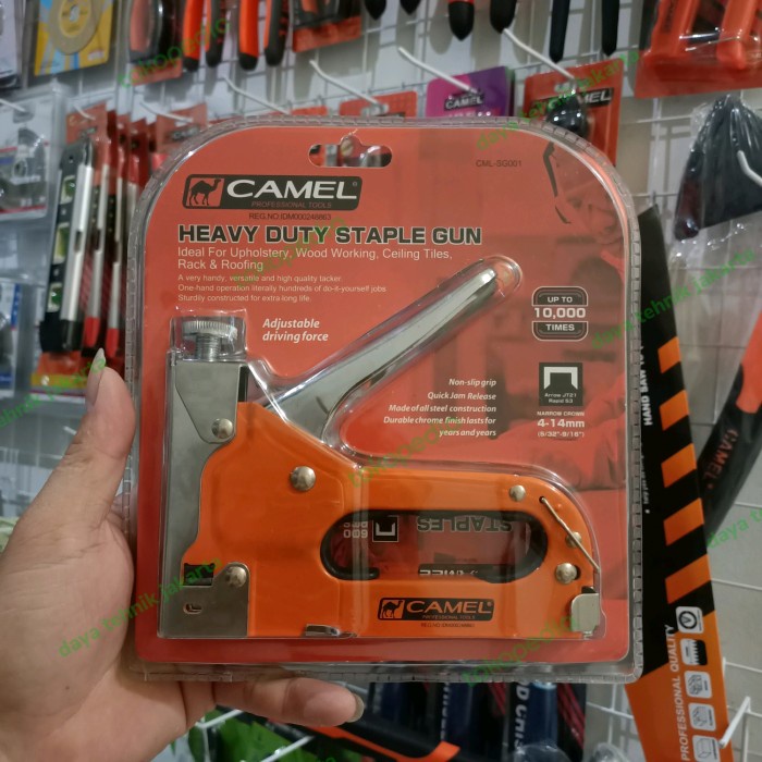 

Staples gun heavy duty camel 4-14mm - steples manual camel r23 jtp
