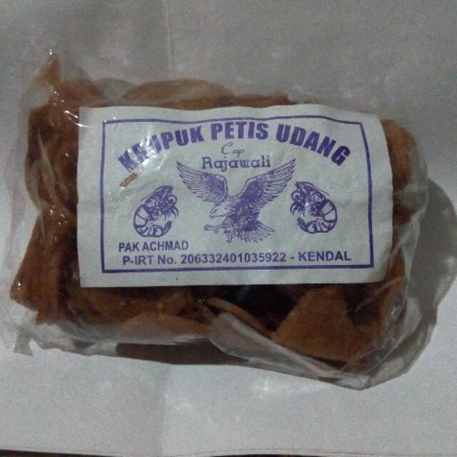 

Krupuk petis udang mentah