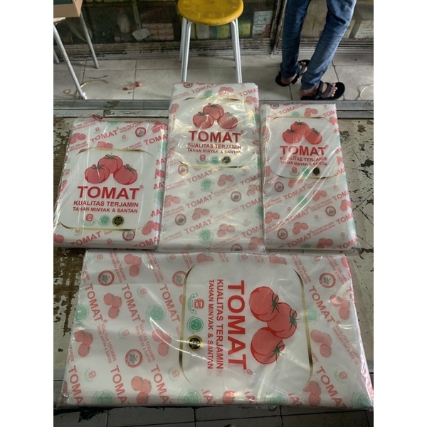 Plastik Tomat PE 10x20/12x25/15x30/17x35 (per 250gram/1 bks)