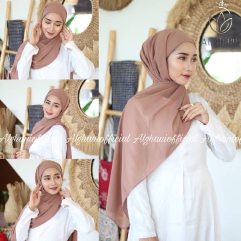 ALGHANI - PASHMINA CERUTY BABYDOLL INSTAN INNER 2IN1