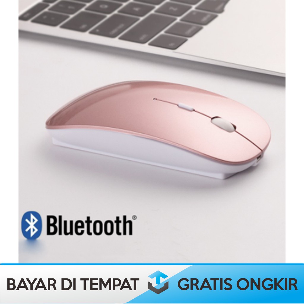 MOUSE WIRELESS 5.2 RECHARGABLE ORIGINAL M8120G - TAFFWARE MOUSE BLUETOOTH M8120G COD MURAH